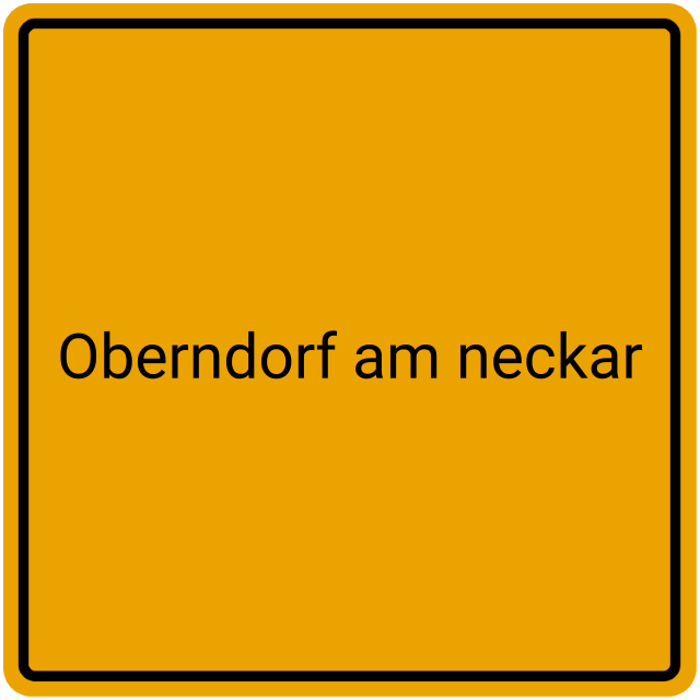 Meldebestätigung Oberndorf am Neckar